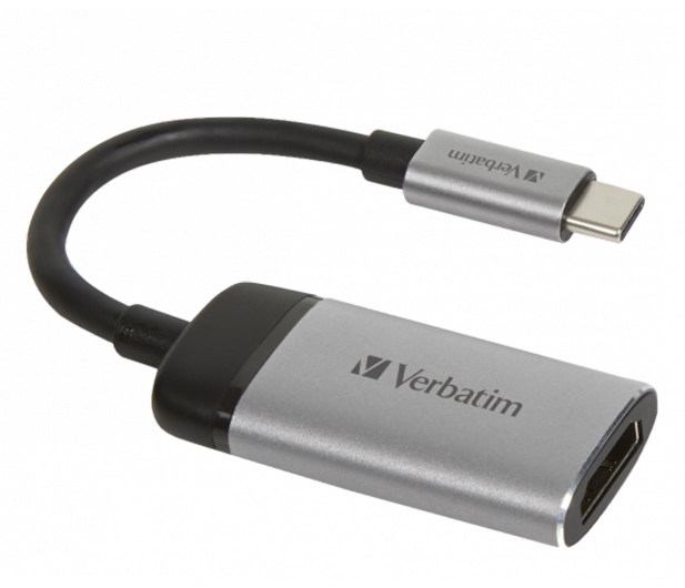 Verbatim USB-C™ TO HDMI 4K ADAPTER - USB 3.1 GEN 1 / HDMI 10cm CABLE - 1340194 - zdjęcie